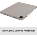 Logitech Combo Touch iPad Pro 12.9-inch (5th, 6th gen - 2021, 2022) Keyboard Case - Sand USA Layout by DailySale