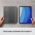 Logitech Combo Touch Keyboard Folio for iPad Pro 12.9" 5th & 6th Gen Oxford Gray by DailySale