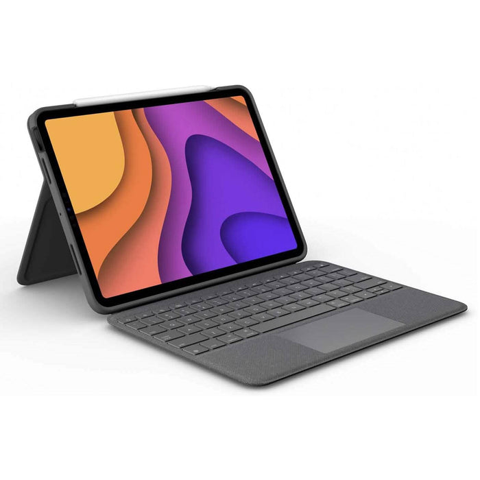 Logitech Folio Touch iPad Keyboard Case with Trackpad and Smart Connector for iPad Air (4th Generation) – Graphite Apple Exclusive by DailySale