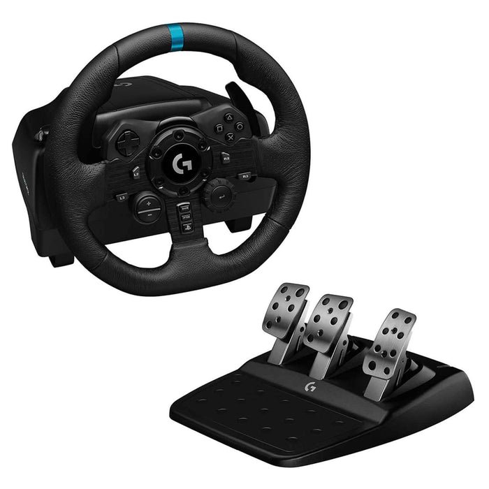 Logitech G923 Racing Wheel and Pedals (Refurbished) by DailySale