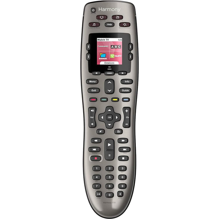 Logitech Harmony 650 Infrared All in One Remote Control (Refurbished) by DailySale