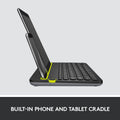 Logitech K480 Bluetooth Multi-Device Keyboard Black by DailySale