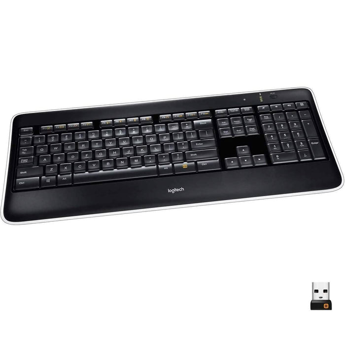 Logitech K800 Wireless Illuminated Computer Keyboard (Refurbished) by DailySale
