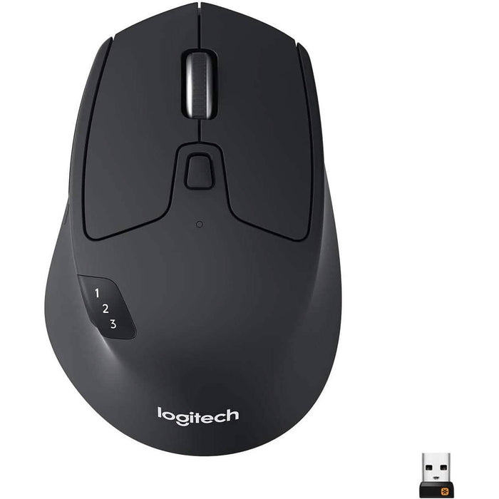 Logitech M720 Wireless Triathlon Mouse with USB Unifying Receiver (Refurbished) by DailySale