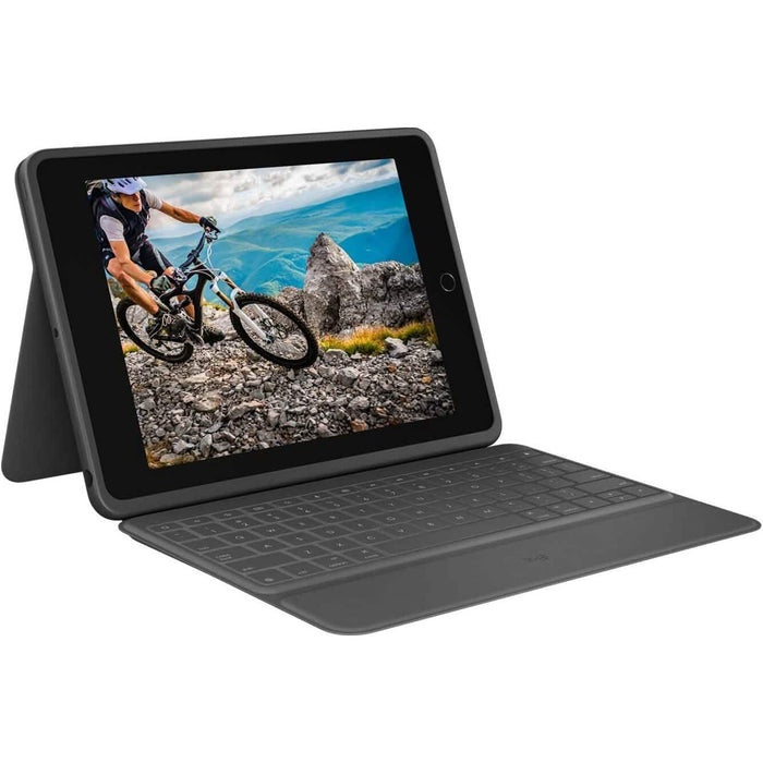 Logitech Rugged Folio - iPad (7th, 8th & 9th Generation) Protective Keyboard Case by DailySale