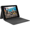 Logitech Slim Folio Bluetooth Keyboard Case for iPad (10th Generation) with Integrated Wireless Keyboard - Oxford Gray