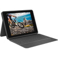 Logitech Slim Folio Bluetooth Keyboard Case for iPad (10th Generation) with Integrated Wireless Keyboard - Oxford Gray by DailySale