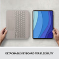 Logitech Slim Folio Bluetooth Keyboard Case for iPad (10th Generation) with Integrated Wireless Keyboard (Refurbished) by DailySale