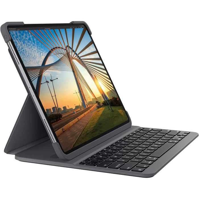 Logitech Slim Folio Pro Backlit Bluetooth Keyboard Case for iPad Pro 11-inch (1st, 2nd, 3rd, 4th Gen- 2018, 2020, 2021, 2022) (Refurbished) by DailySale
