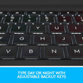 Logitech SLIM FOLIO PRO Backlit Bluetooth Keyboard Case for iPad Pro 12.9-inch (3rd and 4th Gen) (Refurbished) by DailySale