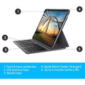 Logitech SLIM FOLIO PRO Backlit Bluetooth Keyboard Case for iPad Pro 12.9-inch (3rd and 4th Gen) (Refurbished) by DailySale
