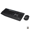 Logitech Wireless Combo Full-Sized Keyboard with Comfortable Right-Handed Mouse (Refurbished)