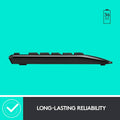 Logitech Wireless Combo Full-Sized Keyboard with Comfortable Right-Handed Mouse (Refurbished) by DailySale
