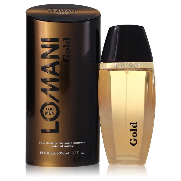Lomani Gold by Lomani Eau De Toilette Spray 3.3 oz for Men by Avera Group