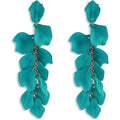 Long Acrylic Rose Petal Earrings by DailySale