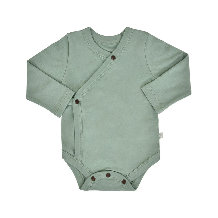 long bodysuit | Basil Green by Finn + Emma