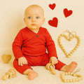 long bodysuit | scarlet red by Finn + Emma