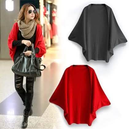Long Cardigan Cape Coat by DailySale