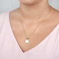 Long Distance Friendship Lock Necklace by Dear Ava