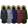 Long Heavyweight Parka Jacket with Faux-Fur Hood by DailySale
