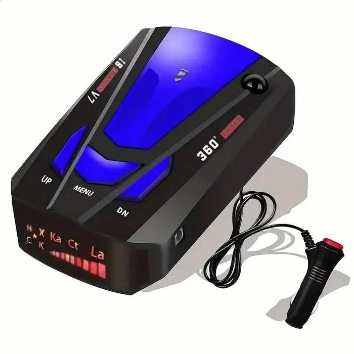 Long Range Car Detection System,City/Hwy Speed Alarm & POP Fast Scan, Automatic 360° Detection With Voice Prompt by DailySale