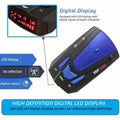 Long Range Car Detection System,City/Hwy Speed Alarm & POP Fast Scan, Automatic 360° Detection With Voice Prompt by DailySale