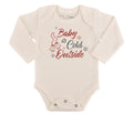 long sleeve graphic bodysuit | baby its cold outside by Finn + Emma