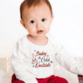 long sleeve graphic bodysuit | baby its cold outside by Finn + Emma