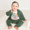 long sleeve graphic bodysuit | christmas cookie by Finn + Emma