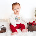 long sleeve graphic bodysuit | christmas cookie by Finn + Emma