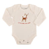 long sleeve graphic bodysuit | little deer big cheer