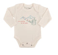 long sleeve graphic bodysuit | on the slopes by Finn + Emma