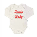 long sleeve graphic bodysuit | Santa Baby by Finn + Emma