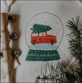long sleeve graphic bodysuit | snow globe by Finn + Emma