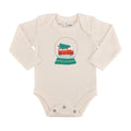 long sleeve graphic bodysuit | snow globe by Finn + Emma