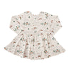 long sleeve twirl dress | into the woods