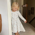 long sleeve twirl dress | into the woods by Finn + Emma