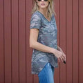 Loose Cut Casual Short Sleeve Top - Assorted Sizes by DailySale