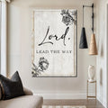 Lord Lead The Way Faith Sign by Tailored Canvases