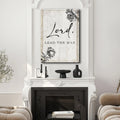 Lord Lead The Way Faith Sign by Tailored Canvases