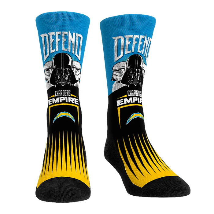 Los Angeles Chargers - Star Wars - Defend The Empire by Rock 'Em Socks