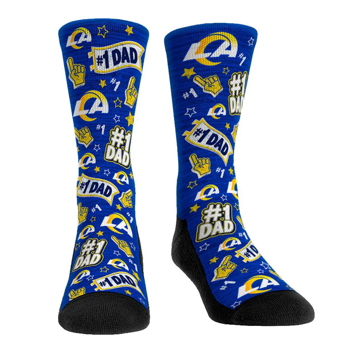 Los Angeles Rams - #1 Dad by Rock 'Em Socks