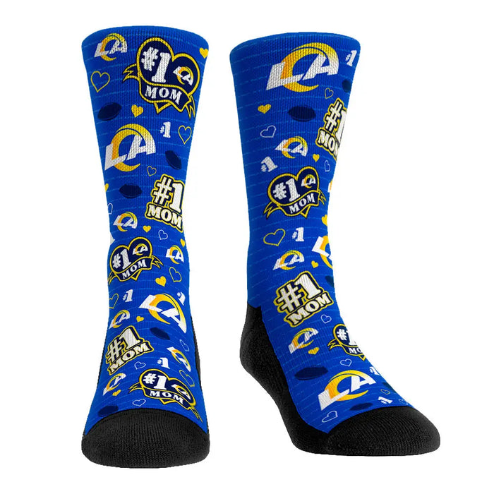 Los Angeles Rams - #1 Mom by Rock 'Em Socks