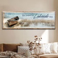 Lose Yourself in Lakeside Bliss Lake House Coastal Sign II by Tailored Canvases
