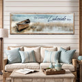 Lose Yourself in Lakeside Bliss Lake House Coastal Sign II by Tailored Canvases