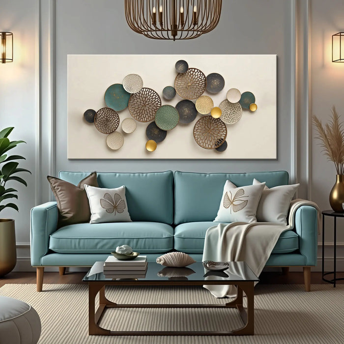 Lotus Leaf Abstract Wall Art II by Tailored Canvases