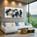 Lotus Leaf Abstract Wall Art VII by Tailored Canvases