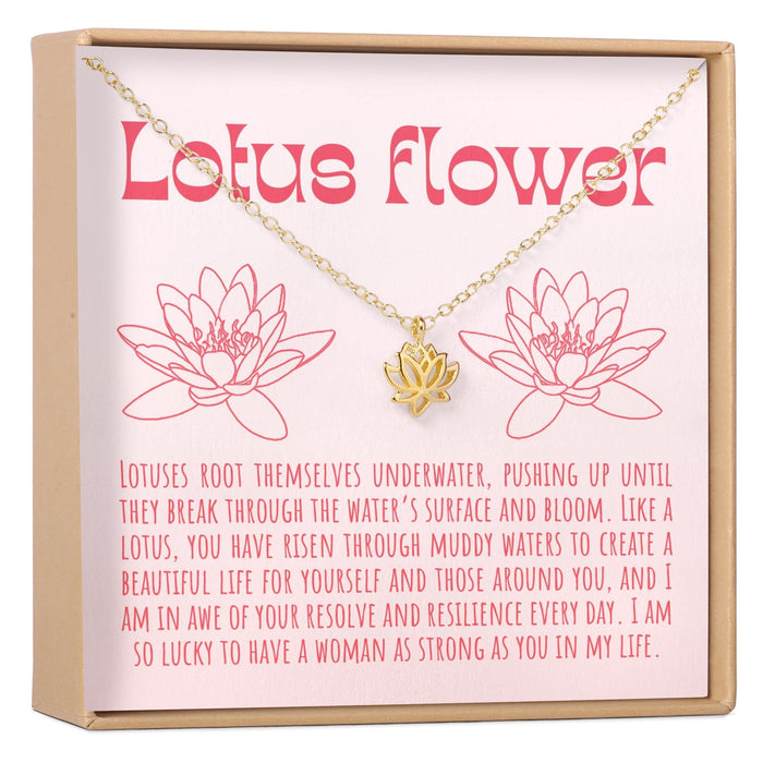 Lotus Necklace by Dear Ava