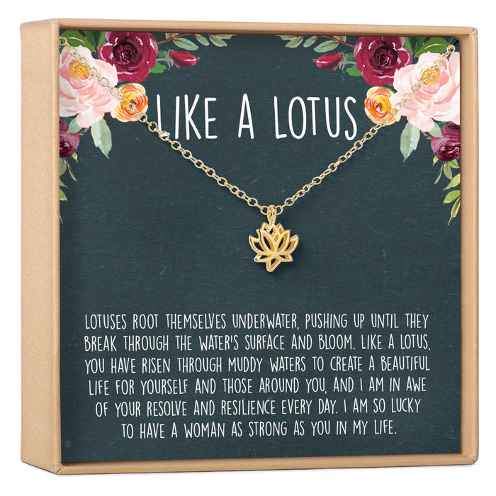 Lotus Necklace by Dear Ava