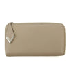 Louis Vuiton Grey Leather V Zip Around Wallet #3292